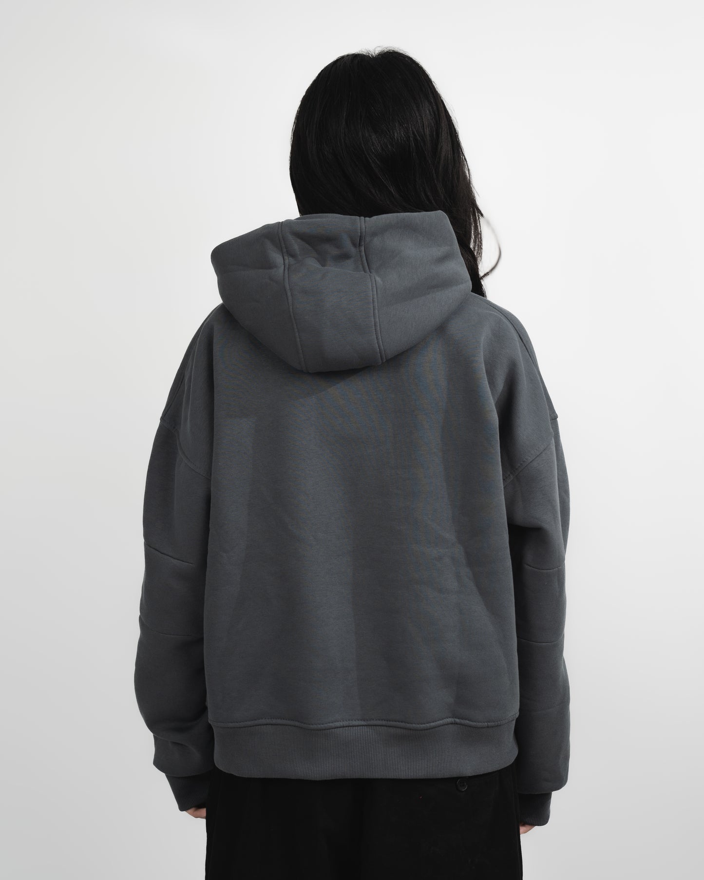 henley gray hoodie