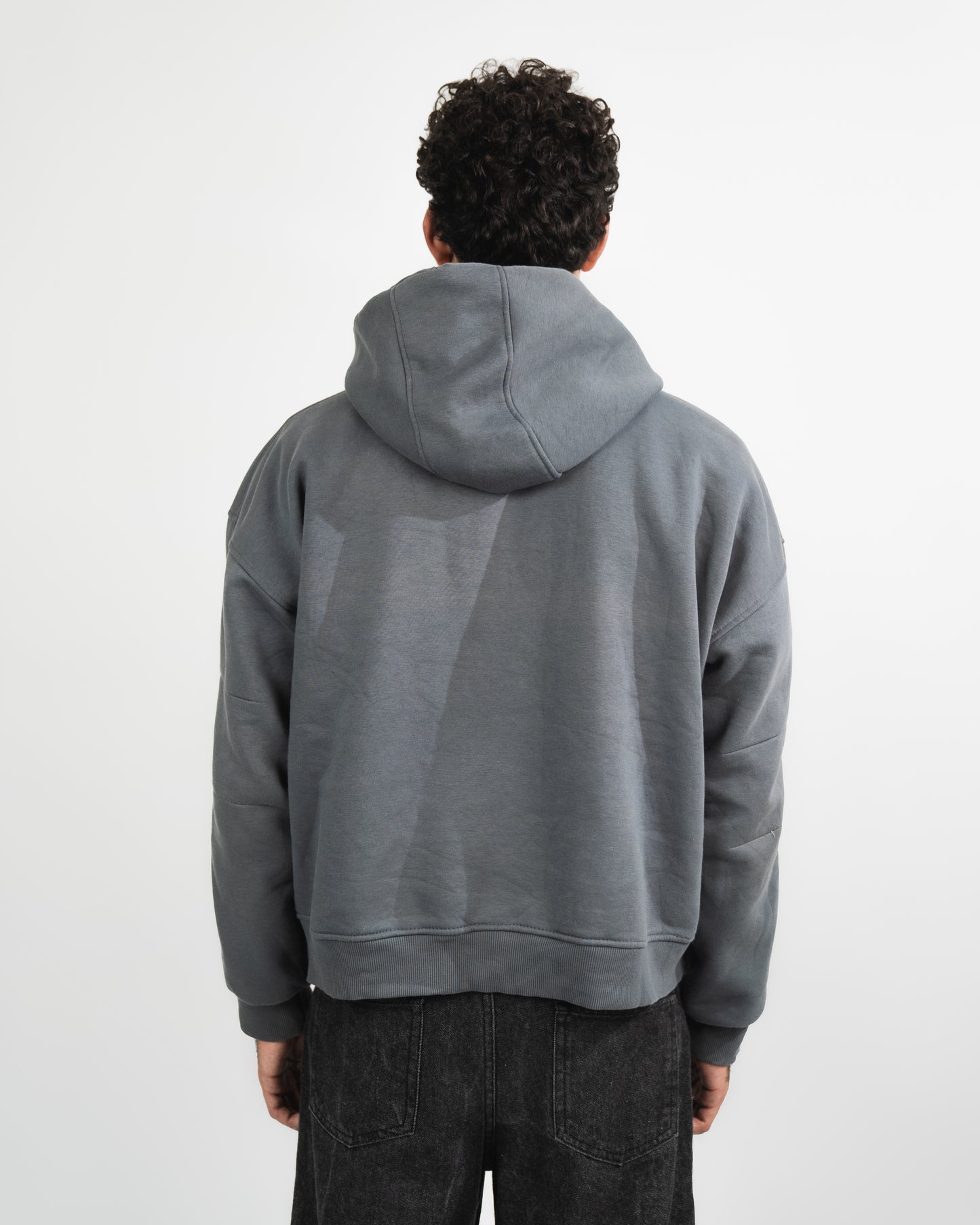 henley gray hoodie